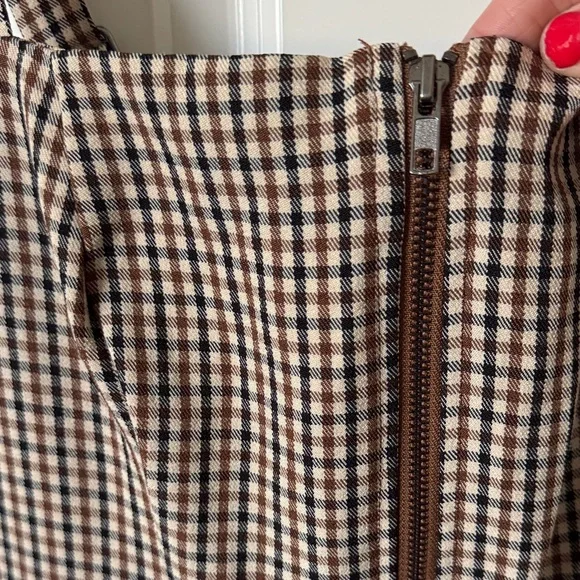 Kingston Checkered Dress with Black Long Sleeves / 2 pieces - Picture 6 of 11